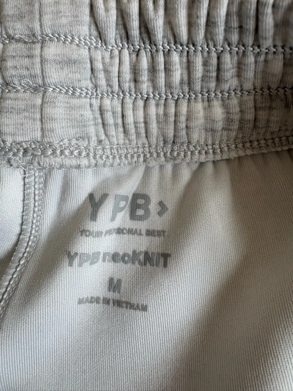 Abercrombie & Fitch YPB neoKNIT Light Heather Gray Sweatpants sz M - Picture 4 of 8